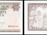 deux images différentes d'un billet de banque sur lequel figure le portrait d'un homme