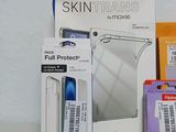 a box of skin trains next to a package of toothpaste and a toothbrush