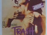 l'affiche du film « Trash », mettant en scène une femme aux cheveux longs