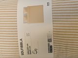 a picture of a pillow with a label on it
