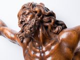 an image of a statue of jesus on a white background