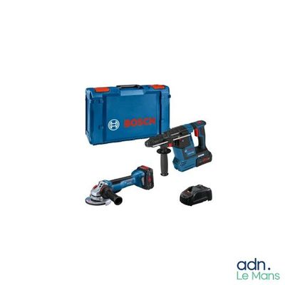 bosch 18v cordless hammer drill with 2 batteries and carrying case