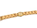 une image d'une montre-bracelet en or sur fond blanc