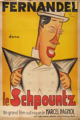 french poster for the movie le schpoutz, starring the famous french chef