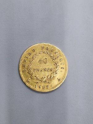 1 x 40 francs or Napoléon Empereur 1812