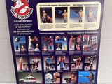the back of a box with a picture of the ghostbus action figures