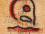 une image représentant un morceau de tissu sur lequel figure un dessin