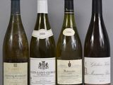 plusieurs bouteilles de vin sont alignées sur une table