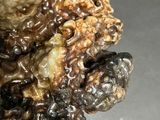 a close up of a cluster of rocks on a table