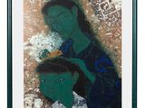 an image of a painting of a woman and a child