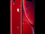 the red iphone xr is shown in front of a black background