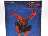 a close up of a box with a spider - man figure on it