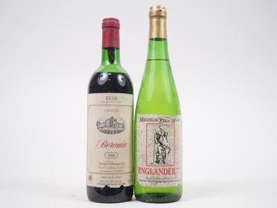 2 Bouteilles : 1 Rioja Beronia - 1988 / 1 Englander Medium D…