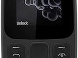 the nokia cell phone is black and has buttons on the screen