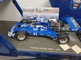 a model of a race car on display in a box