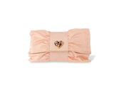 pochette rose ornée d'une boucle en forme de cœur sur le devant