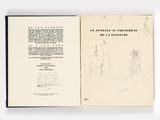 un livre ouvert avec le dessin d'un homme et d'une femme