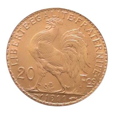 l'image d'une pièce d'or ornée d'un coq