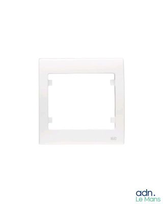 an image of a close up of a white wall plate on a white background