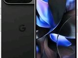 the back and side view of a black google pixel phone