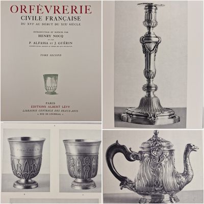 une image représentant un livre contenant des illustrations d'argenterie et d'autres objets