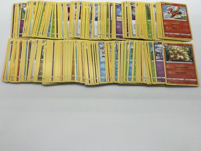 a lot of cards that are sitting on a table