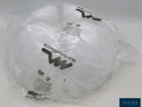a white ball that is wrapped in plastic on a table