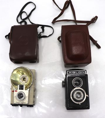 APPAREIL PHOTO MINIATURE NOIR HOUGHTON ENSIGN MIDGET MODELE "33