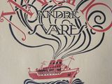 an image of a book cover with a drawing of a boat in the water