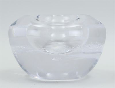 Vase décoratif en verre. Verrerie de Leerdam, marqué sur le …