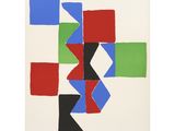 une image représentant un tableau composé de carrés et de triangles sur fond blanc