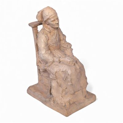 Félix DESRUELLES (1865-1943) Bretonne au chapelet