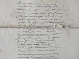 an old paper with a handwritten poem on it