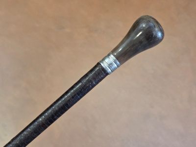 a close up of a baseball bat on a table