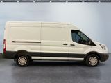 a white van that is parked in a garage