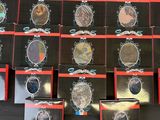 a lot of different types of watches on display