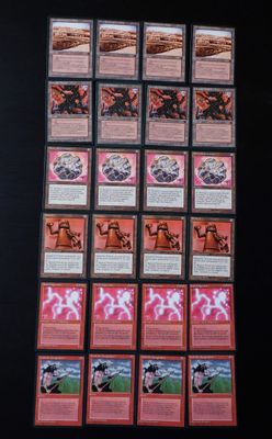 beaucoup de cartes sur la table