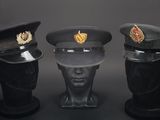 three hats that are sitting next to each other