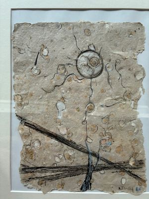 TARDIF (XXème siècle) Soleil Technique mixte Signée et datée…