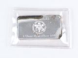 a picture of a silver bar in a plastic package
