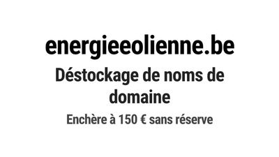Nom de domaine energieeolienne.