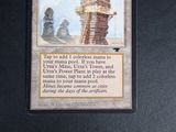 a card that has a picture of a tower on it