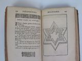 an open book with a star of david on it