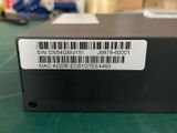 the back of a black box with a bar code on it