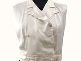 an image of a white vest on a mannequin mannequin