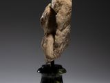 marble head of a woman on a pedestal