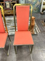Un lot de 4 chaises en laiton syle Art déco - le laiton piqu… (photo 5)