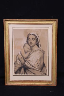 an old picture of a woman holding a baby in her arms