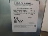 a sign on the side of a refrigerator that says bar line