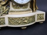 a clock that is sitting on top of a table